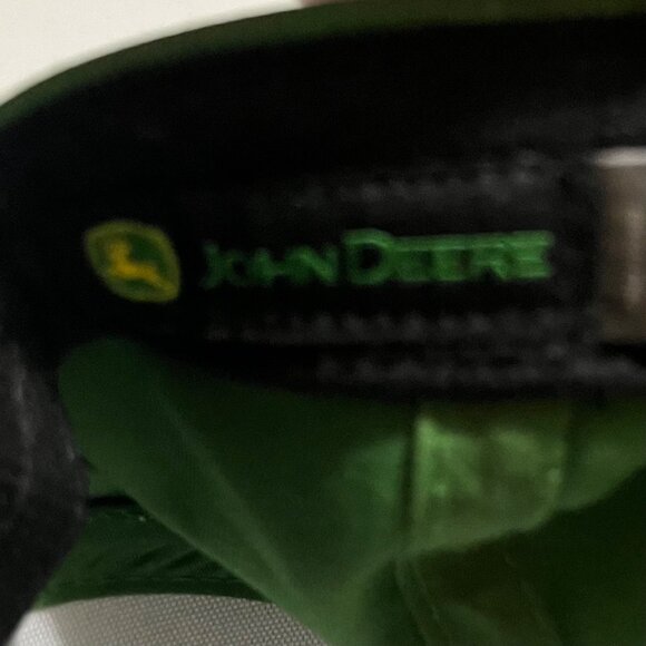 John Deere Adjustable Baseball Cap Logo Strap Back Embroidery Green - Picture 7 of 9